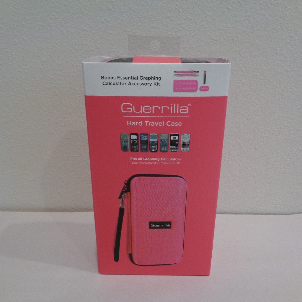 Guerrilla New HARD TRAVEL CASE Graphing Calculator